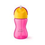Philips Avent Cup with Straw Pink 12m +, 300ml SCF798/02