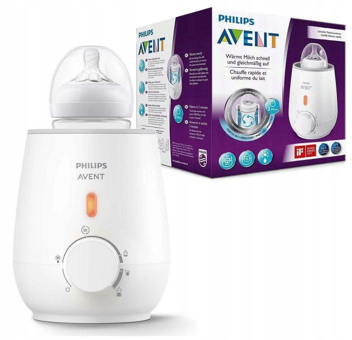 Avent Fast Electric Bottle Warmer SCF355/09