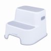 Double step stool, grey