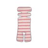 Universal stroller and car seat pad, 3d air mesh, white-pink