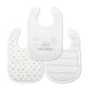 Bib NATURAL 3 pcs. with Velcro