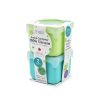 Δοχείο Σιλικόνης Σνακ Blue Lime 2 Τεμ