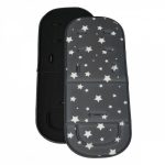 Stars Dark Gray Stroller Soft Cover 208-187