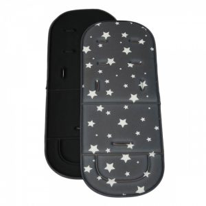 Stars Dark Gray Stroller Soft Cover 208-187