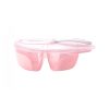 TWO COMPARTMENT BOWL WITH SPOON