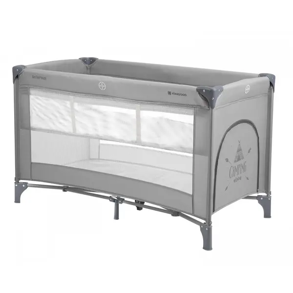 So Gifted 2 Levels Travel Cot Grey