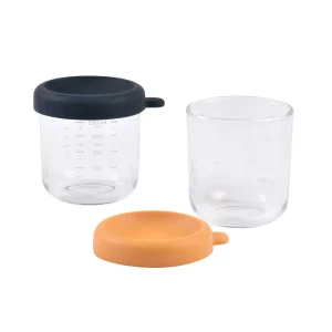 Food Jar Glass Set of 2×250 ml