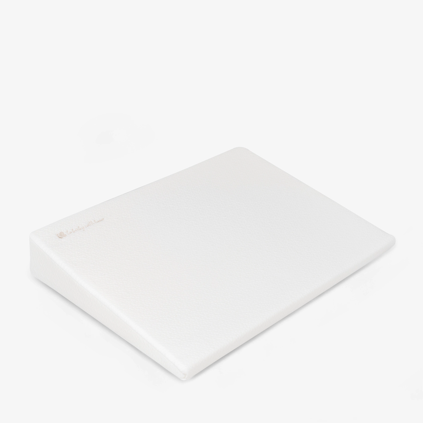 Airknit White Memory foam cot wedge pillow