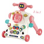 MULTIFANCTION BABY WALKER ROBBIE 3 IN 1 PINK CODE 4243