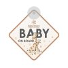ΣΗΜΑ BABY ON BOARD ΜΕ ΒΕΝΤΟΥΖΑ ΚΩΔ 80-175