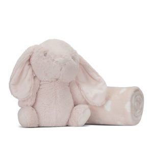 NAPPY blanket with toy 90x75 cm