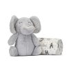 NAPPY blanket with toy 90x75 cm