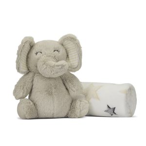 NAPPY blanket with toy 90x75 cm