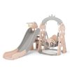 Kid's slide, swing and ball ring