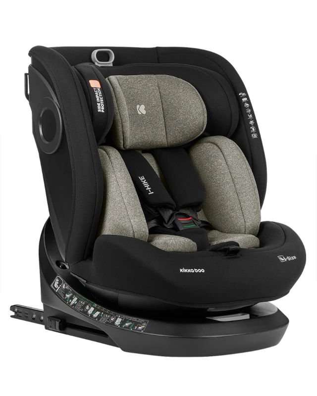 Car Seat 40-150 cm i-Hike i-SIZE Army Green