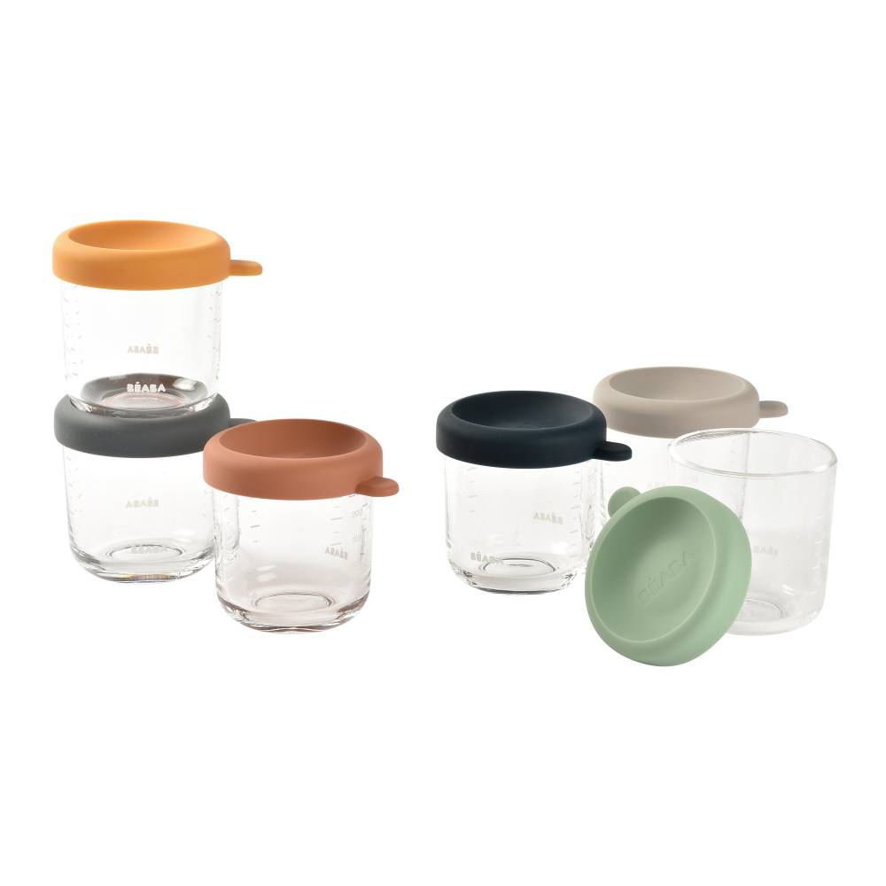 Food Jar Glass Set of 6×250 ml
