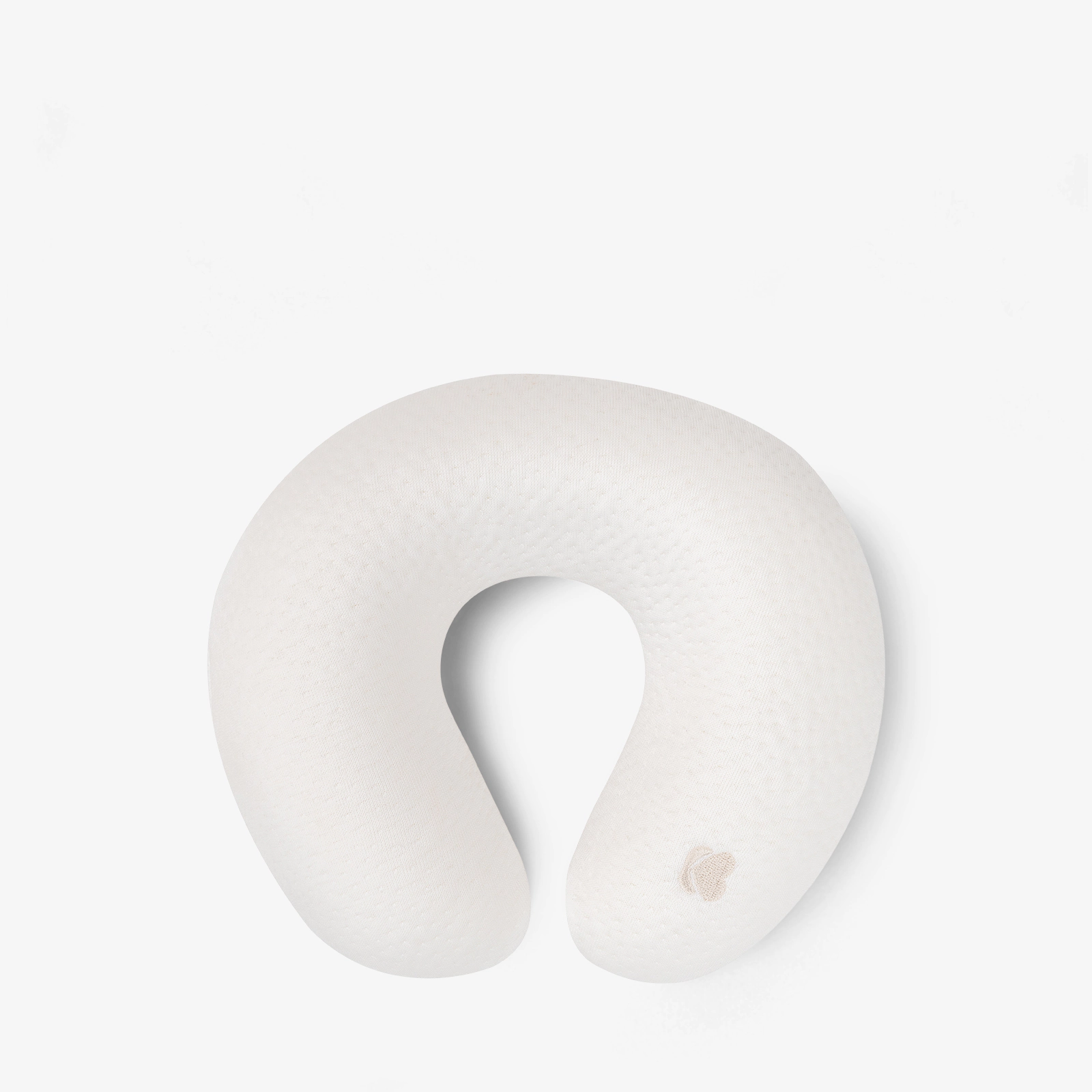 Airknit White Memory foam travel pillow